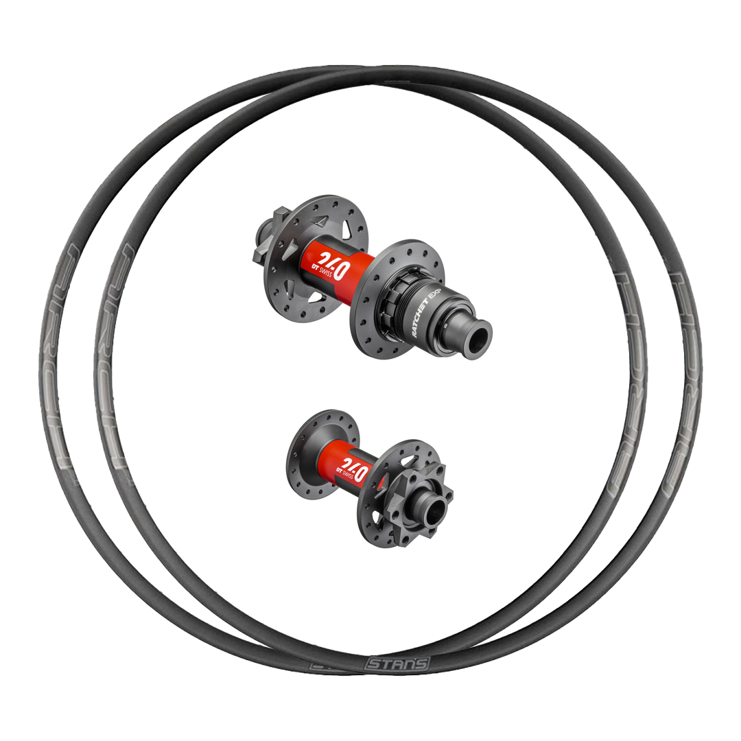 DT Swiss 240 + Stan's No Tubes Arch Mk4 Wheelset (Front+Rear)